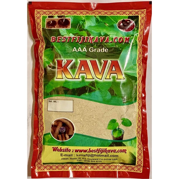 AAA Grade Waka Kava Root Powder - 1 LB | 100% Noble Kava Powder | Made from Pure Fijian Kava Kava Roots | Best Fiji Kava Inc