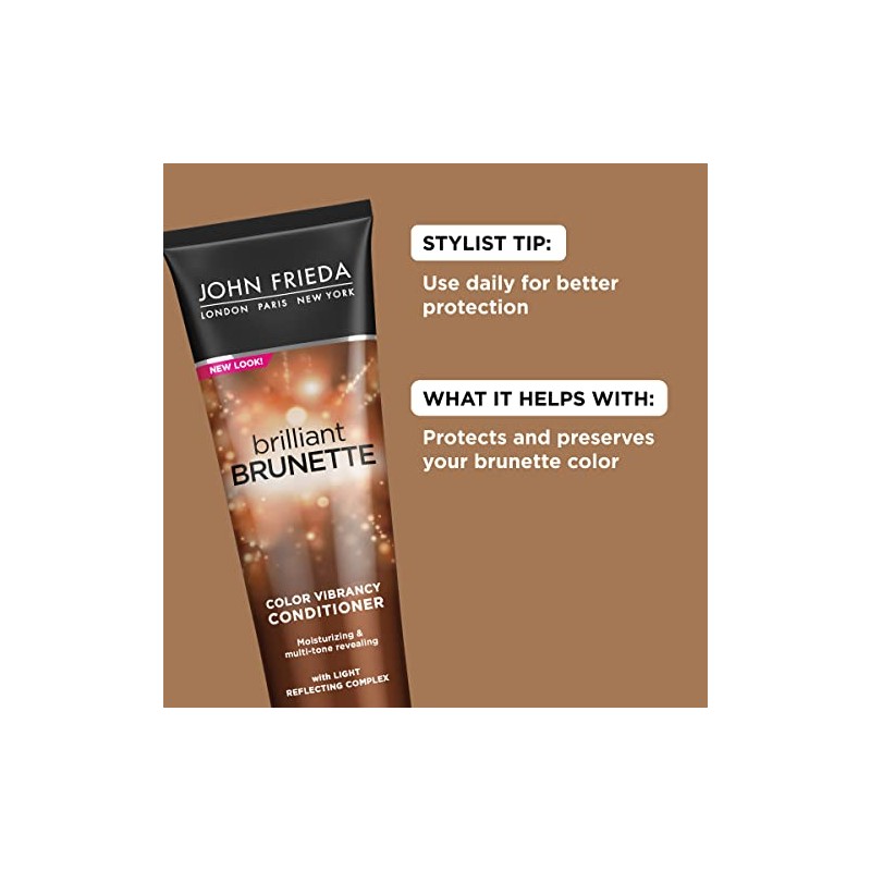 John Frieda Brilliant Brunette Multi-Tone Revealing Colour Protecting Conditioner, 8.45