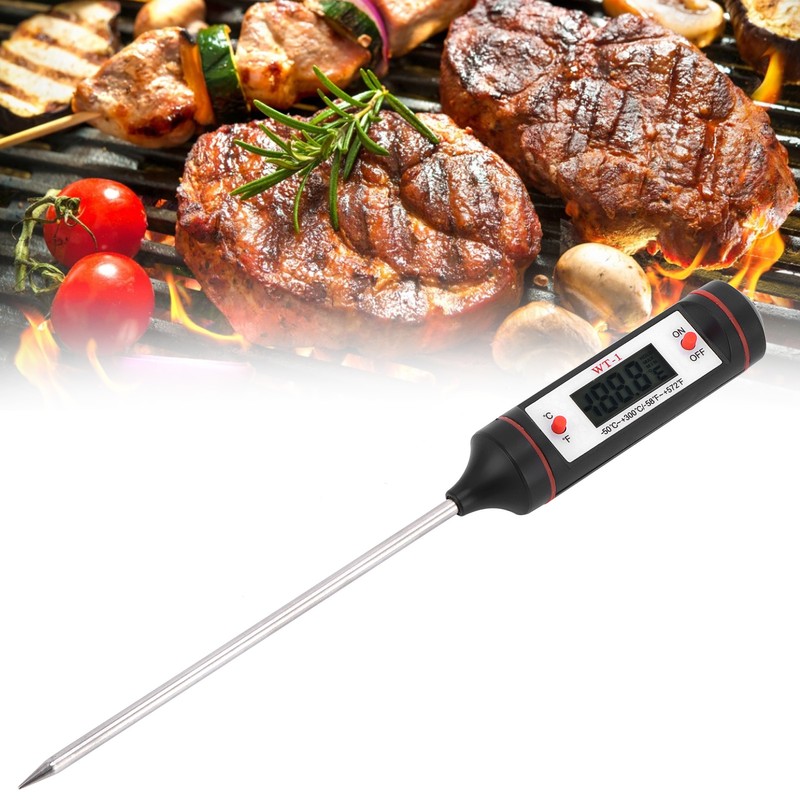 Digital Food Thermometer with Long Probe Electronic Thermometer for Kithcen