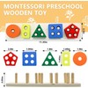 Lukinuo Montessori-Spielzeug für 1 bis 3 Jahre alte Kleinkinder hölzerner
