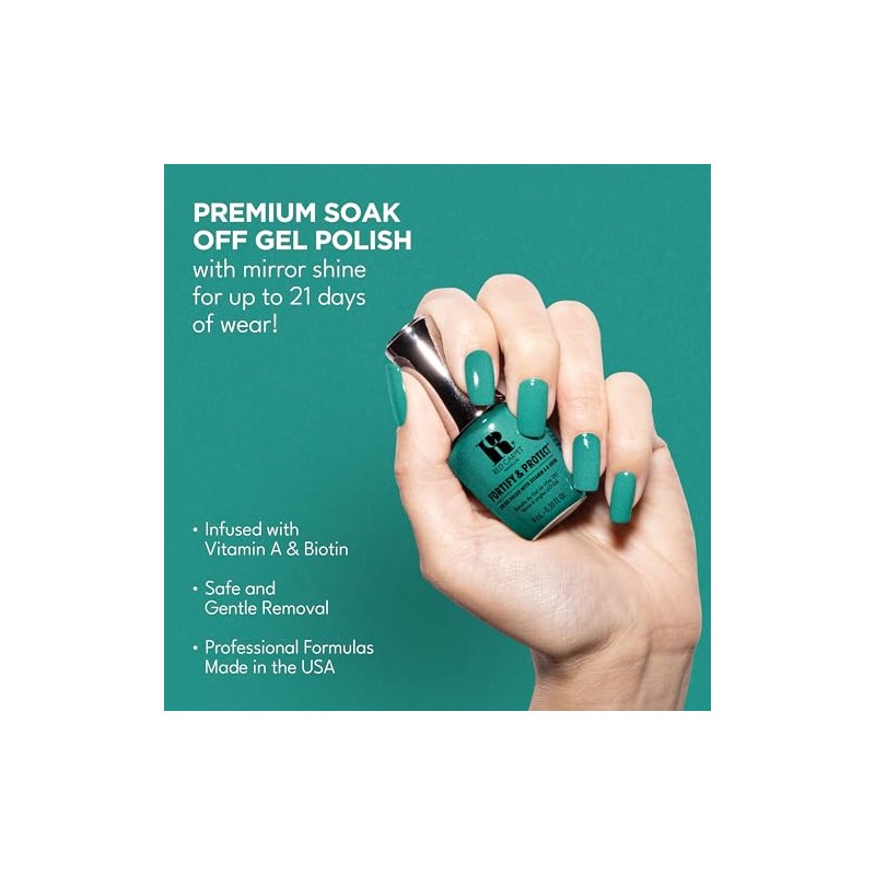 RC Red Carpet Manicure Esmalte de Uñas LED GEL Teal
