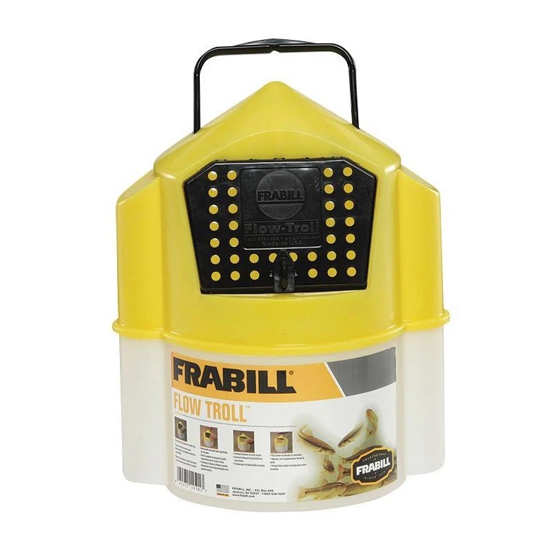 Frabill Flow Troll Live Bait Bucket - 6 Qt