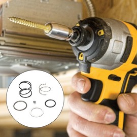 Ruimou 1 Set Impact Wrench Spring Set with Steel Ball OE: N016823 N019351 N053863 Compatible with DeWalt 20 V DCF885 DCF886 Etc