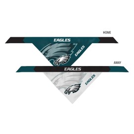 Littlearth Philadelphia Eagles Home and Away Pet Bandana Set with Ties, Large
