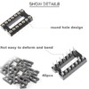 Youmile Pack of 40 14 Pin Round DIP IC Socket