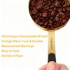 10-Pcs Stainless Steel Measuring Cups & Spoons Set, Gold