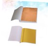 Tofficu 200 Sheets Imitation Gold Leaf Foil Paper for Art