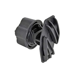 AKO 10x Screw Insulator Second Insulator for Broadband up to 40 mm with Overturn Protection, Insulator for Pasture Fence Tape, Pasture Fence, Additional Insulator Made of Plastic, Broadband Insulator