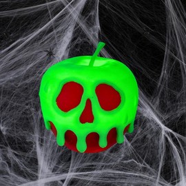 Poison Candy Apple Light | Evil Queen Wicked Witch Decoration - Light Option: Flickering Light