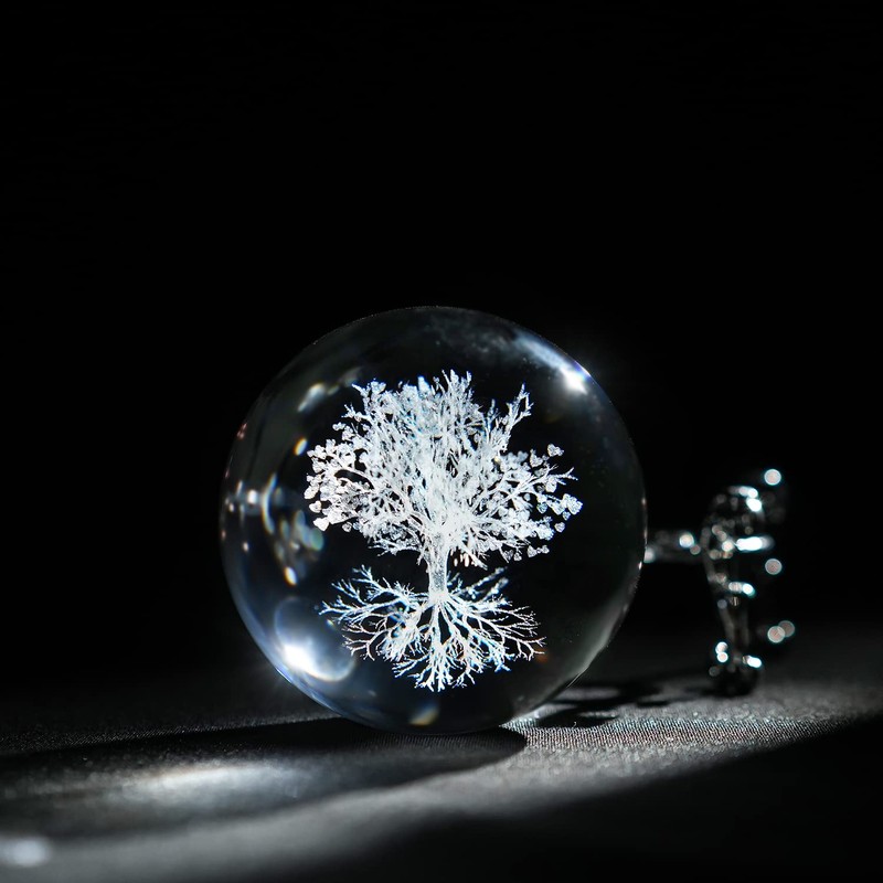 H&D HYALINE & DORA 60mm Tree of Life Crystal Ball