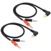 HCFeng 18AWG 90°Angle DC 5.5mm x 2.5mm Male to 4mm