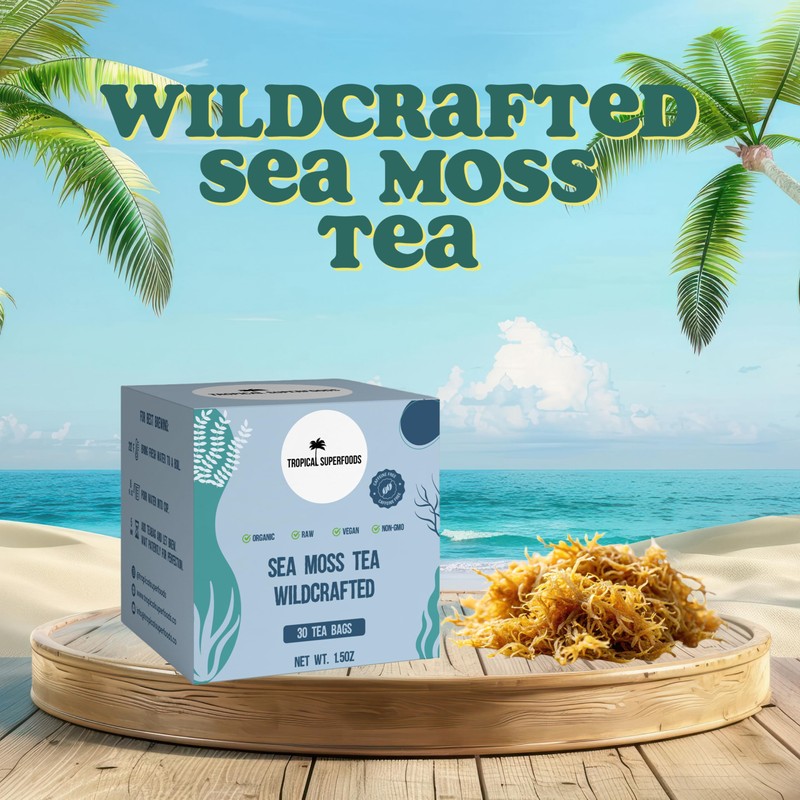 Sea Moss Tea, Pure Wildcrafted Organic Sea Moss Tea 92