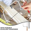 DOITOOL 5-Inch Deep Coping Saw Frame and 5 Replacement Blades