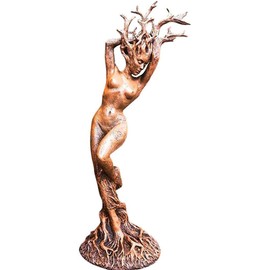 WINBST Resin ornaments of the forest goddess statue tree ornaments, statue figurines garden handicraft garden handicraft ornaments sculpture decorationWeatherproof garden statues, great garden gifts