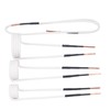 4Pcs Induction Heater Coil Kit 2.5mm Brass Core 20 30