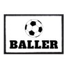 Baller - Soccer Morale Patch | Hook and Loop Attach