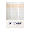 Ross Pack of 3 Twined Half-Linen Tea Towels Thread Check