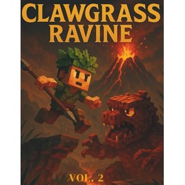 Voxel Quest: Vol. 2: Clawgrass Ravine – Jungle Beast Fantasy Notebook with Grid Pages – 160 Pages, 8.5 x 11 inches