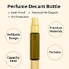 Seiyeje Travel Perfume Atomizer Refillable Bottle-10mlDual-Head Perfume Atomizer & Roller