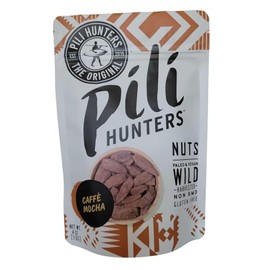 Pili Hunters - Wild Sprouted Pili Nuts - Caffè Mocha 4 oz Bag - Raw Cacao, Organic Coconut Sugar & Real Coffee for Smooth Mocha Crunch - Keto, Paleo & Vegan Snacks - Non-GMO & Gluten Free Pilli Nuts