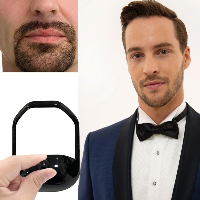 Goatee Men's Beard Stencil, 5 Different Sizes, Beard Stencil for