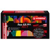 Premium Fibre-Tip Pen with Chisel Tip - STABILO Pen 68