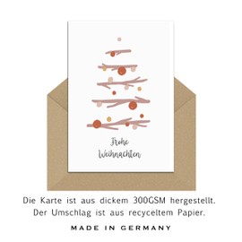 Christmas Cards with Envelope Set of 30 - A6 Folding Cards Christmas Greeting Cards