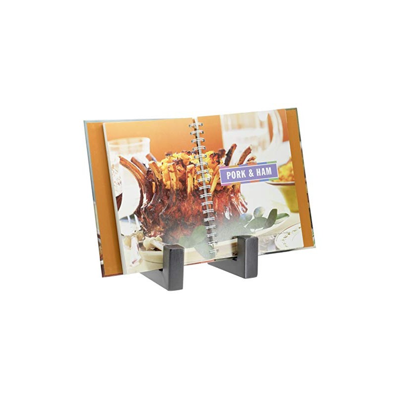 Red Co. 8” Tall Industrial-Style Metal Photo Frame Holder &