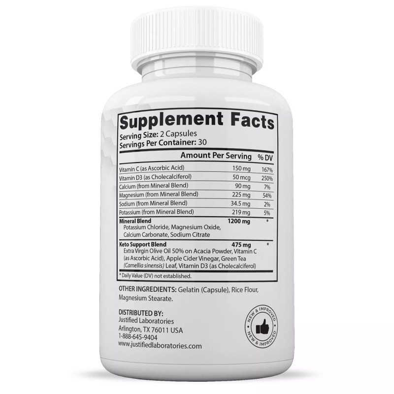 Justified Laboratories Boostline Keto ACV Extreme Pills 1675 MG Stronger
