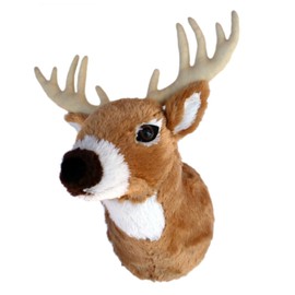 ADORE 13" Boone the Whitetail Deer Plush Stuffed Animal Walltoy Wall Mount