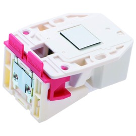 Murakoshi Seiko PFR-TSAα Earthquake-resistant Latch for Opening Doors, Set of 2, White/Dark Brown/Light Gray (White)