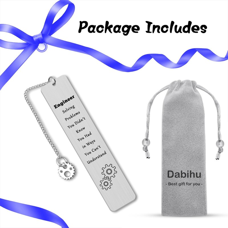 Bookmark for Engineer Engineering Gifts for Engineer Student Teacher Construction