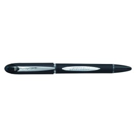 Uni-ball SX210 Jetstream Rollerball Pen Rubber Grip 1.0mm Tip 0.7mm Line Black Ref 9008000 [Pack of 12]