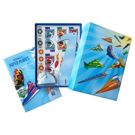 BOX CANDIY Totally Paper Planes Fold and Fly Origami Art Set in Keepsake Box to Make and Fly