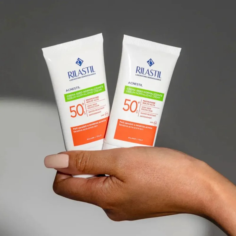 Rilastil Sun System Spf50+ Acnestil 40ml Protector Solar