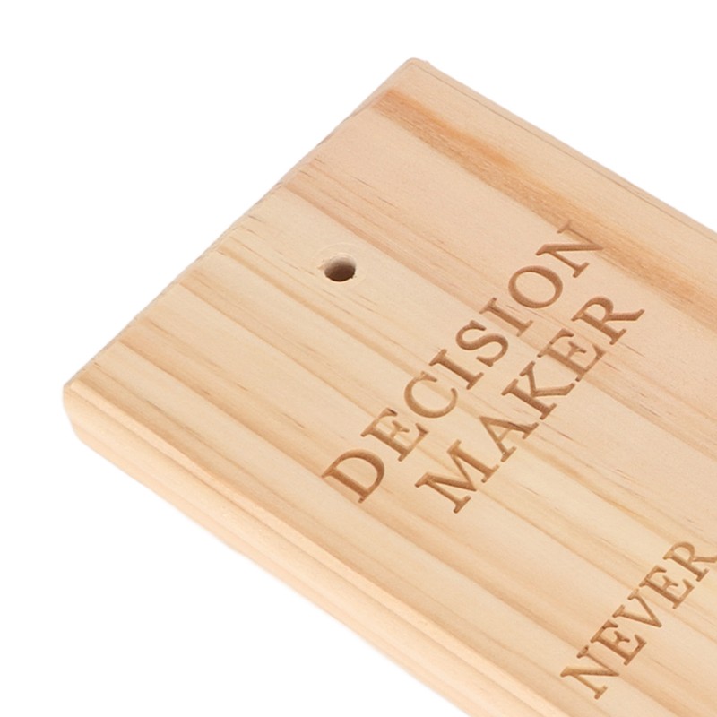 Wooden Magnetic Decision Maker Innovative Oscillating Magnetic Selector Swing to