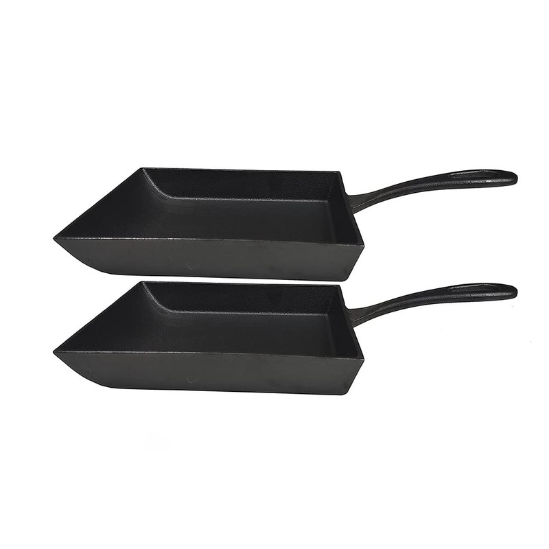 HAWOK Japanese Omelette Pan Cast Iron Rectangle Egg Pan tomagoyaki