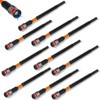 Geinxurn Impact Nut Driver Set, 10 Pieces 6”Long 1/4”6 Point