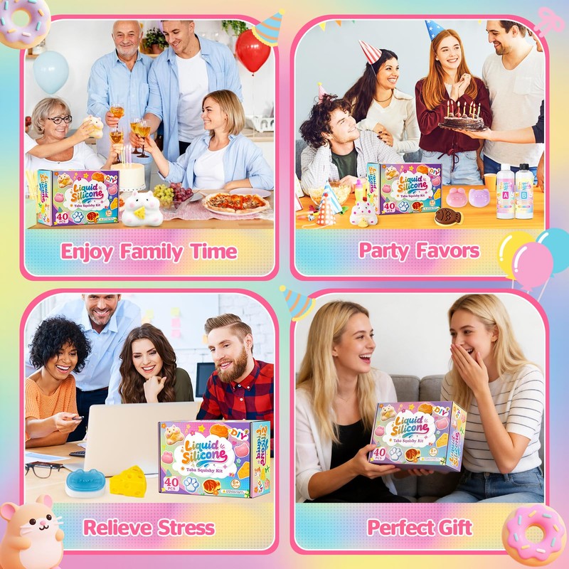 Taba Squishy Making Kit, DIY Taba Squishy Kit,18oz Squishy 7