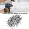 200Pcs Self Drilling Screw Countersunk Cross Stainless Steel 13mm Length