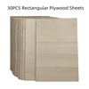 30 Pieces Rectangular Plywood Sheets, 10 x 15 x 0.2