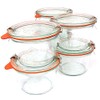 Weck 741 - 0.25 Liter Mold Jars with Lids -