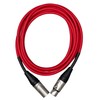 Cascha Advanced Line Microphone Cable, Red, 15 m