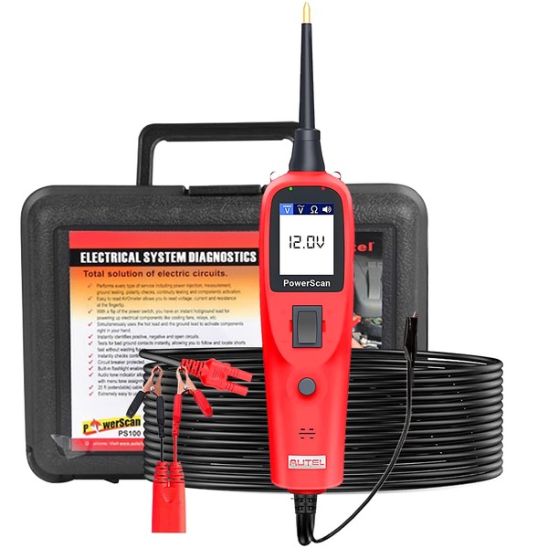 Autel PowerScan PS100 Circuit Tester, Universal 12V 24V Automotive Power
