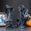 Double Dragon Entwined Irregular Resin Candlestick-Hand-painted-Fantasy-themed Space Style ItemColor: As