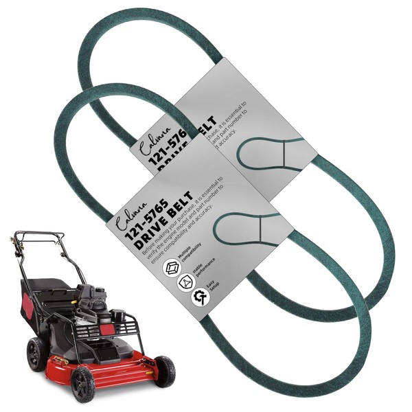 2-Pack Calvana 121-5765 Drive Belt, Compatible with 30 inch Toro
