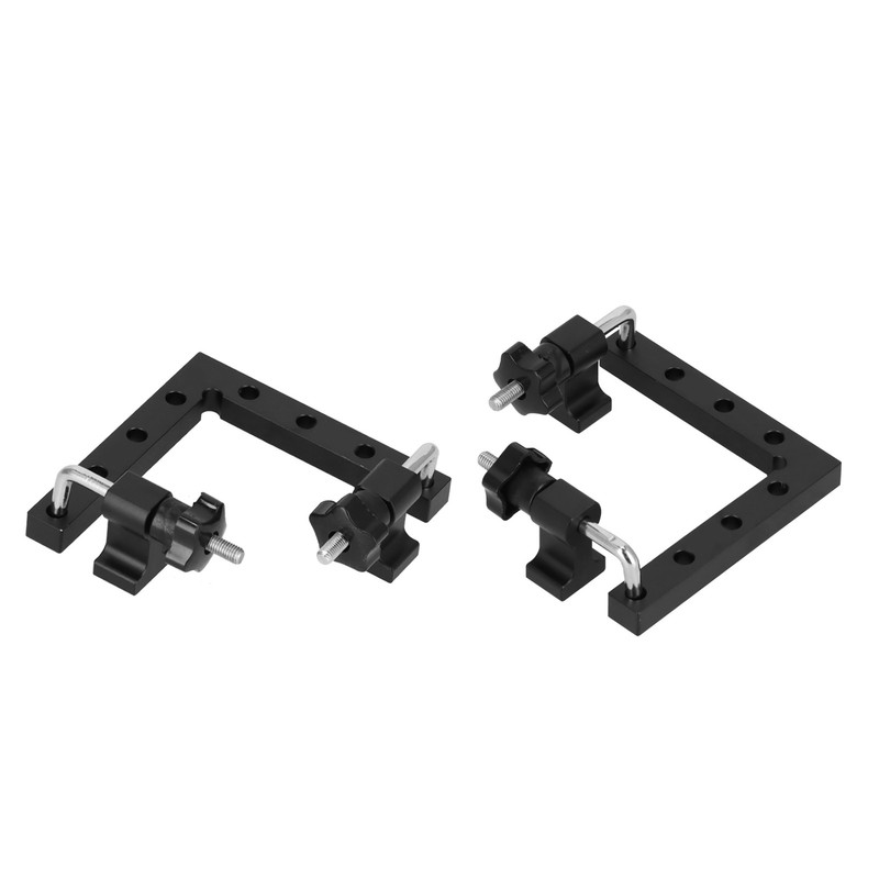 2pcs 90 Degree Positioning Squares L Shape Black Splicing Fixed