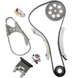 SCITOO 9-0195SC Engine Timing Chain Kit Sets Replaces for Buick Rainier for Chevy Colorado Trailblazer for GMC Envoy for Hummer H3 for Isuzu i-280 for Saab 9-7x 02-08 4.2L 2.8L 3.5L 2.9L 3.7L