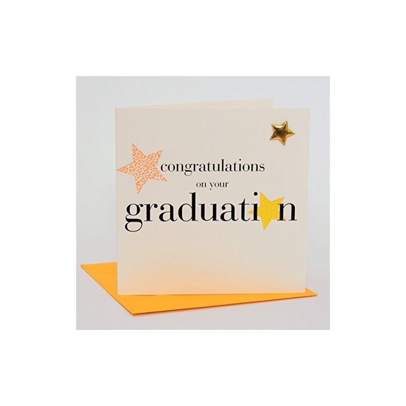 Claire Giles Hearts and Stars Congratulations on Your Graduation Card