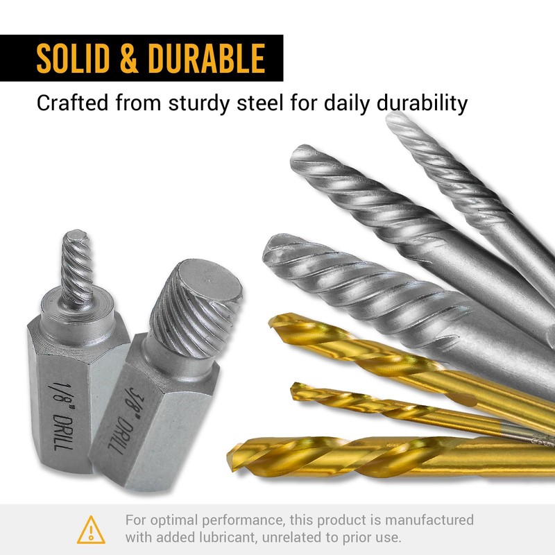 EWK 35 Pcs Screw Extractor Set with Left-Hand Drill Bit,